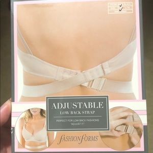 Adjustable low back strap nude